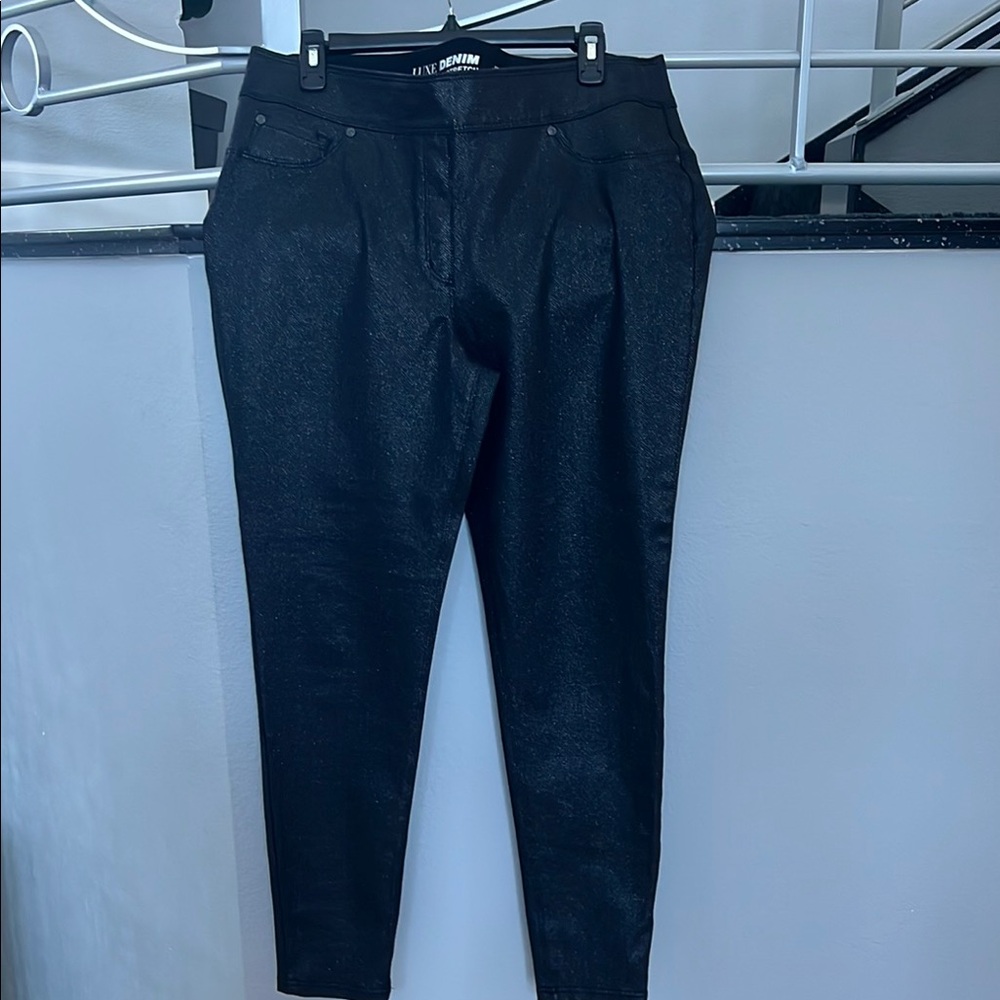 Luxe Denim Stretch Pull-On Jeans size lg 14/16 NWOT